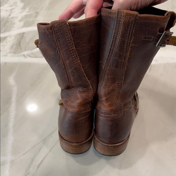 Brown Leather women’s Boots 8.5 - Picture 4 of 11